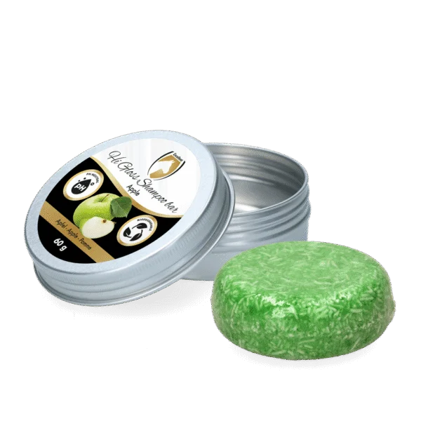 Shampooing solide pour cheval avec après-shampooing, Pomme, 60 g – Excellent Horse Hi Gloss Shampoo Bar