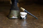 Vernis pailleté pour sabots doré, 150 ml – Excellent Horse Hi Gloss Glitter Hoof Polish – Image 5