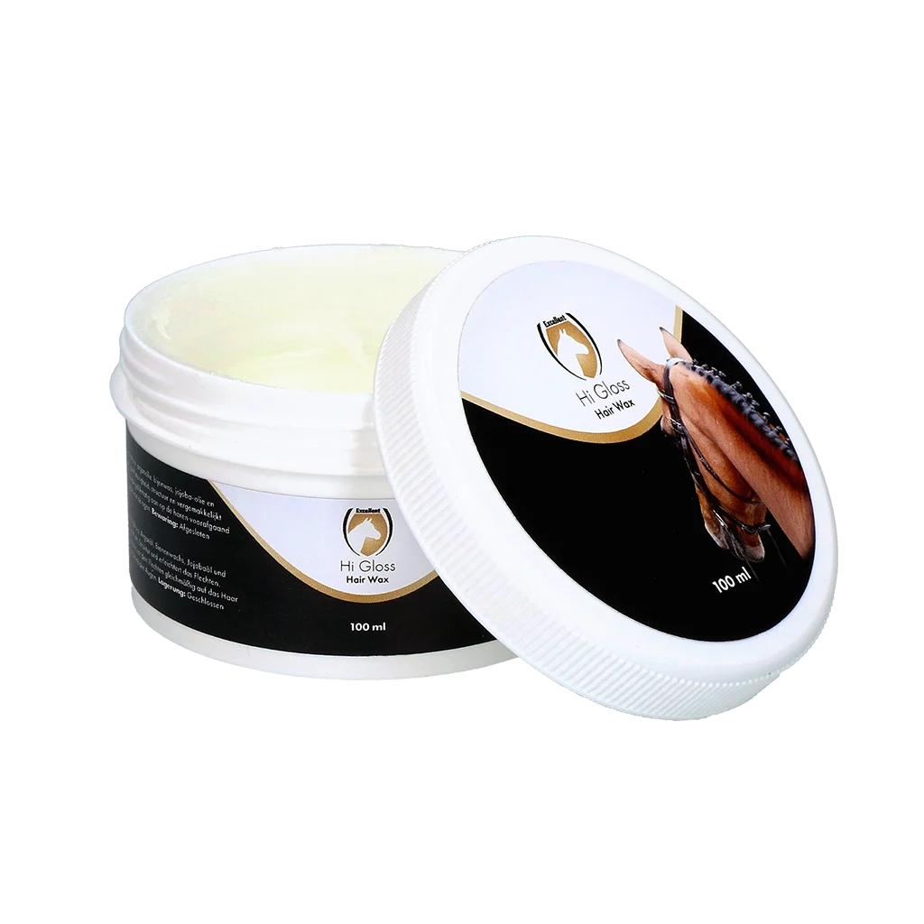Cire coiffante pour crins et queue, 100 ml – Excellent Horse Hi Gloss Hair Wax – Image 1