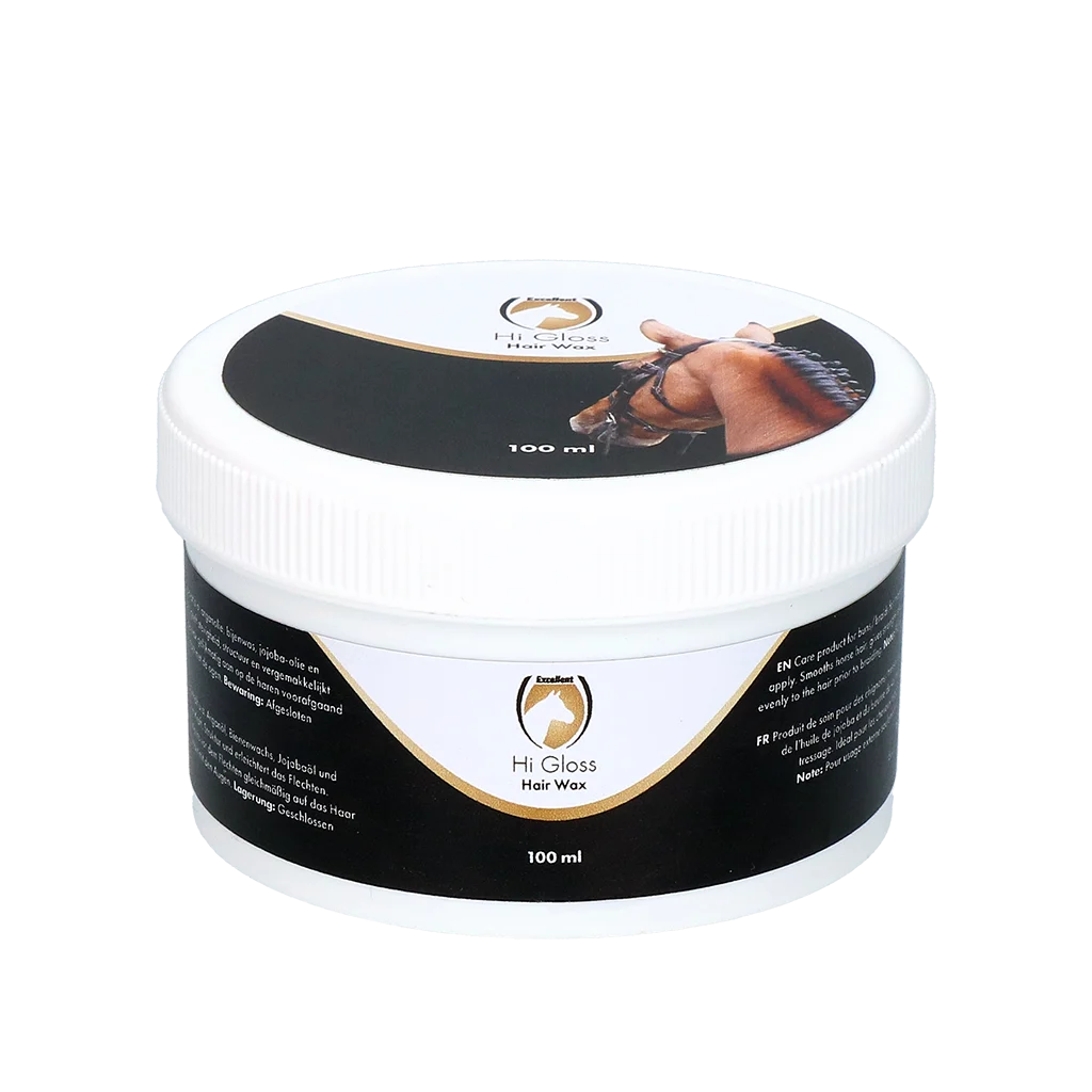 Cire coiffante pour crins et queue, 100 ml – Excellent Horse Hi Gloss Hair Wax – Image 3