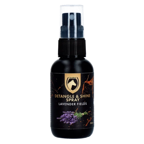 Spray démêlant pour crinière et queue, 50 ml – Excellent Horse Detangle & Shine Spray Lavender Fields