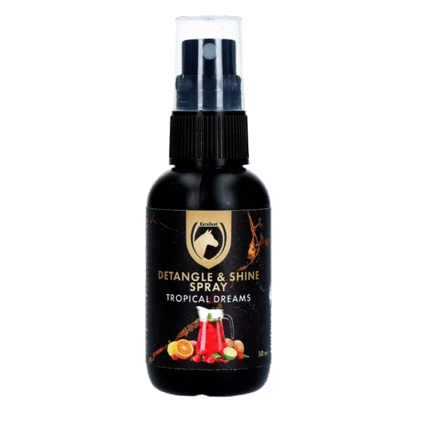 Spray démêlant pour crinière et queue, 50 ml – Excellent Horse Detangle & Shine Spray Tropical Dreams