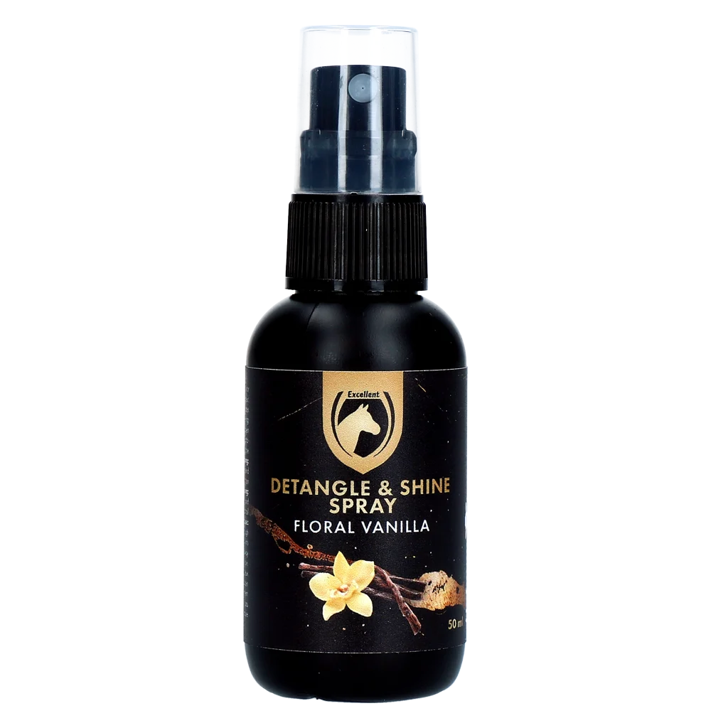 Spray démêlant pour crinière et queue, coffret cadeau 5 x 50 ml – Excellent Horse Detangle & Shine Spray – Image 6