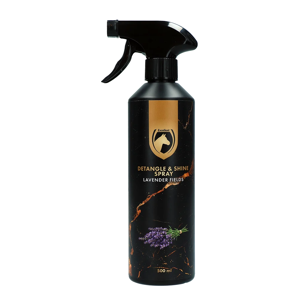 HIGL8065L.png Spray démêlant pour crinière et queue, 500 ml – Excellent Horse Detangle & Shine Spray Lavender Fields – Image 1