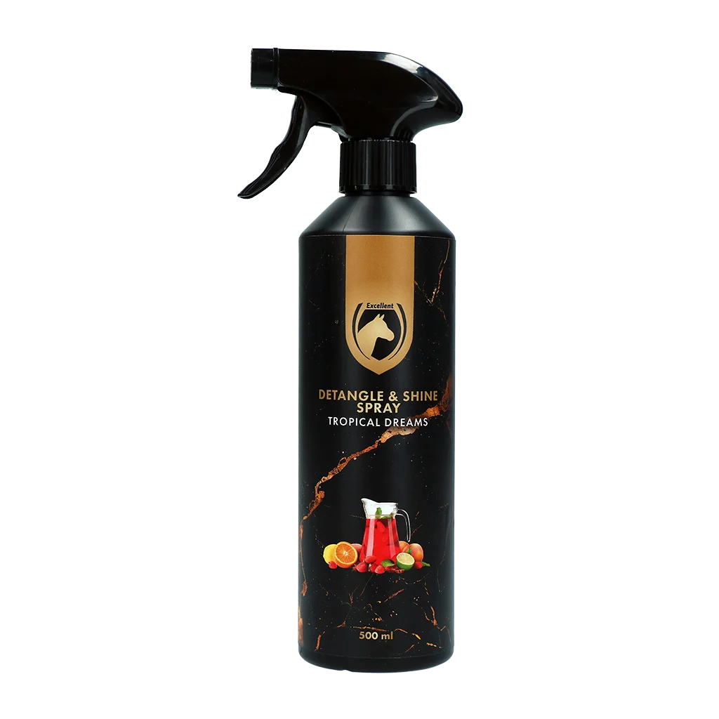 Spray démêlant pour crinière et queue, 500 ml – Excellent Horse Detangle & Shine Spray Tropical Dreams – Image 1