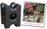Bloc d’obstacle pour le saut d’obstacles, 41,5 x 30 x 30 cm – Excellent Horse Cube – Image 2