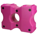 Blocs de cavaletti en plastique roses, 2 pièces, 40 x 30 x 15 cm – Vplast Cavaletti – Image 2