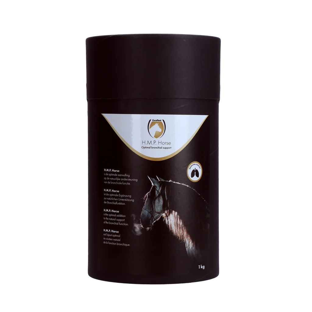 Complément pour les voies respiratoires des chevaux à base de plantes, 1 kg – Excellent Horse H.M.P. Powder – Image 1