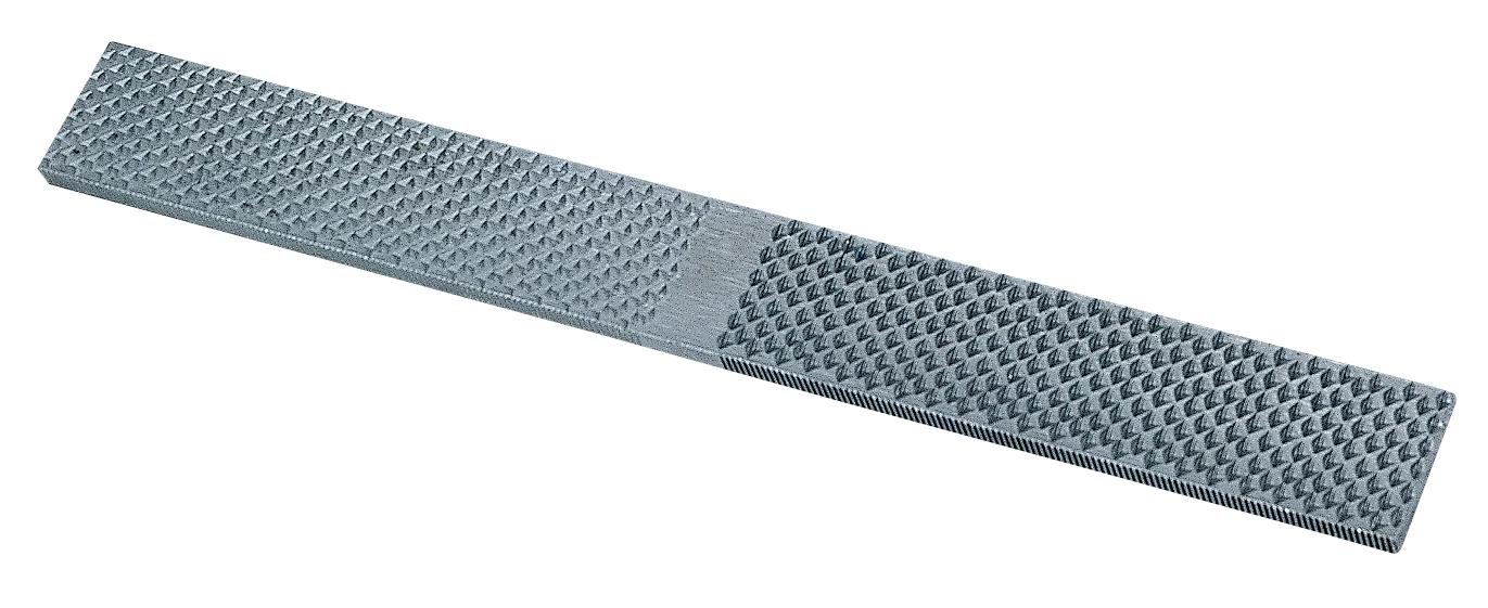 Râpe à sabot droite, 35 cm, gros et fin – Image 1