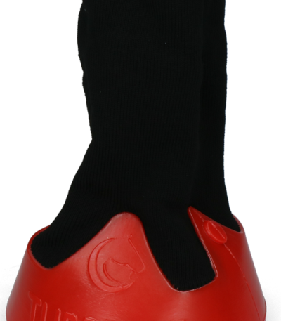 Botte de soin pour sabot en matière respirante, 145 mm, rouge – Tubbease