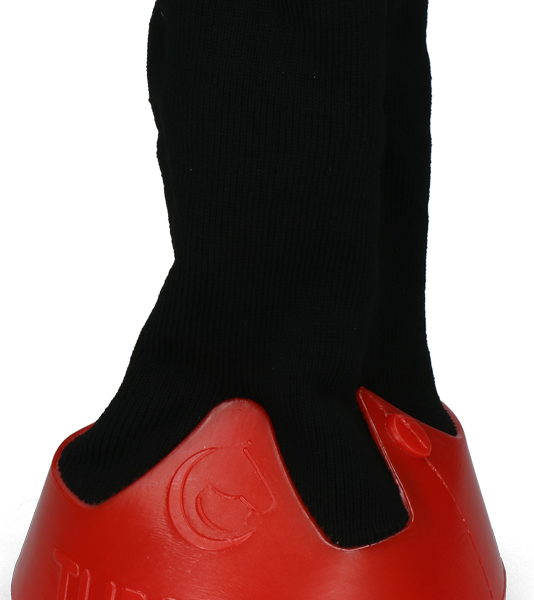 Botte de soin pour sabot en matière respirante, 145 mm, rouge – Tubbease