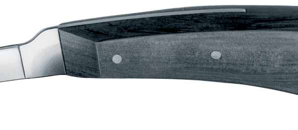 Curette à sabot étroite avec manche en ébène noir VC 311 « L »