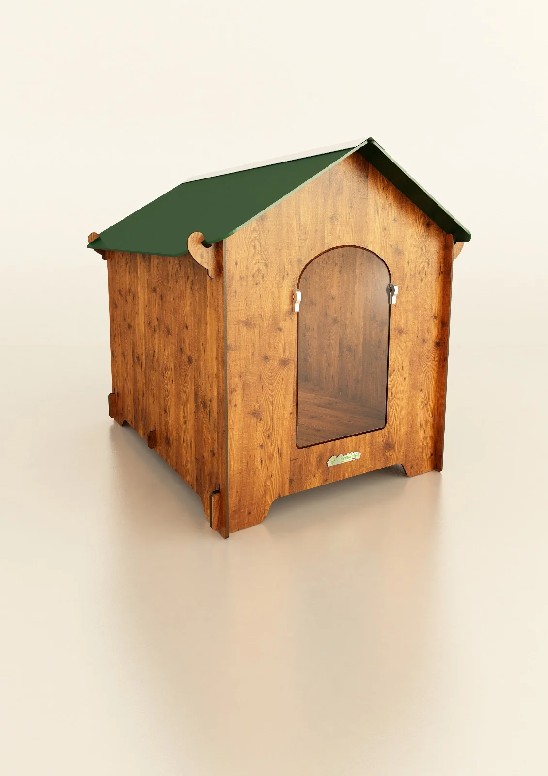 Niche XL en HPL pour chien, 95 x 110 x 89 cm – Cucciolotta Classic – Image 1