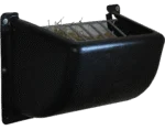 Râtelier à foin slow feeder pour chevaux avec grille en acier, 140 l