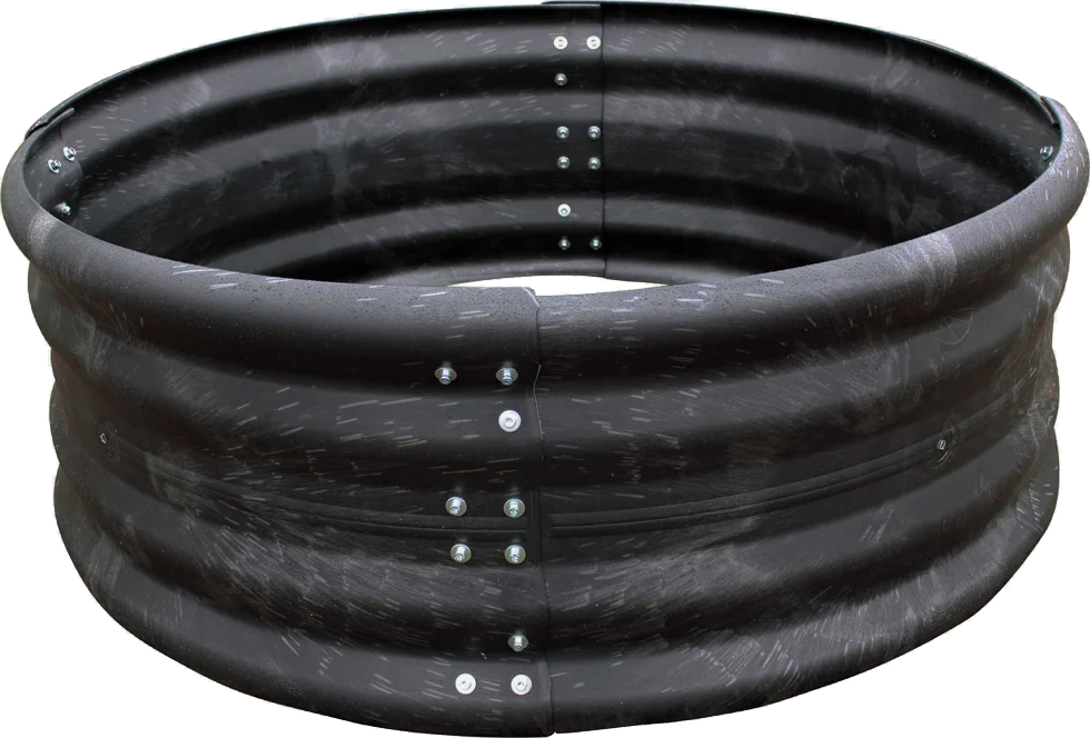 Râtelier circulaire à foin pour chevaux et bovins, ø 200 cm – Ok-Plast Hooi Ring Feeder – Image 1