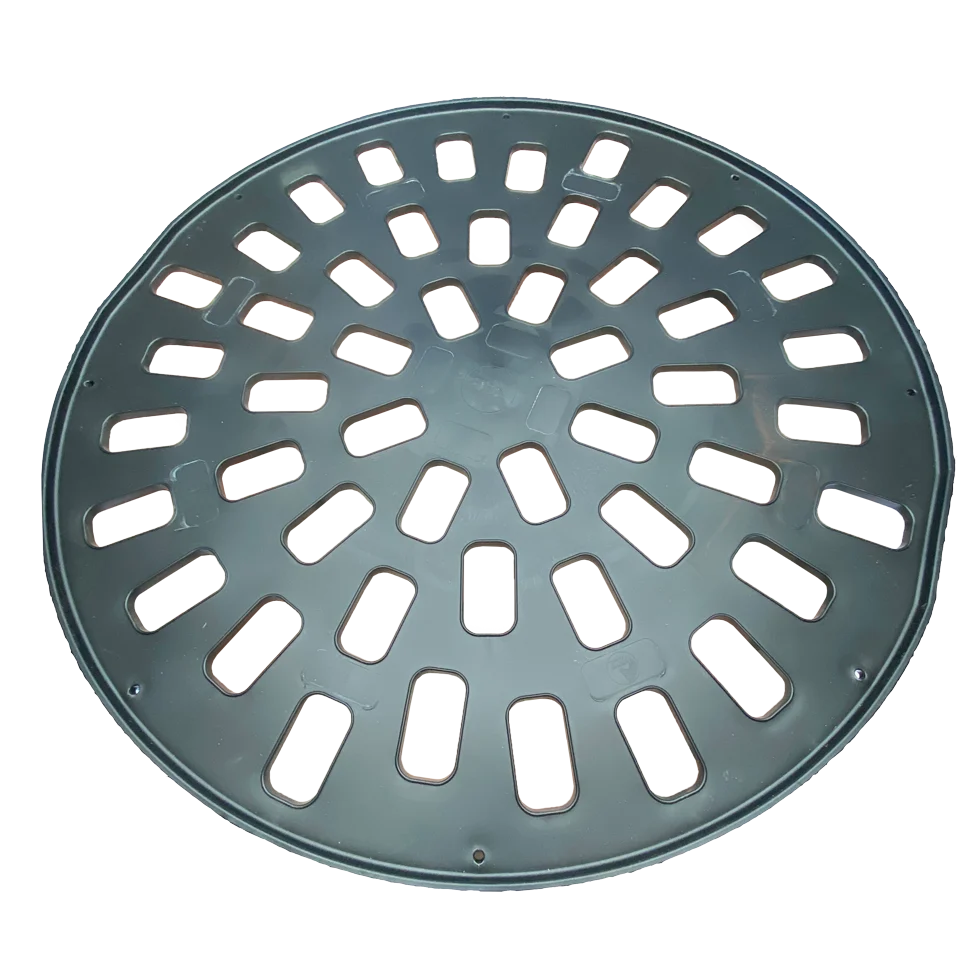 Couvercle de mangeoire à foin avec 48 trous, Ø 126 cm – Ok-Plast Hooi Slow Feeder – Image 1