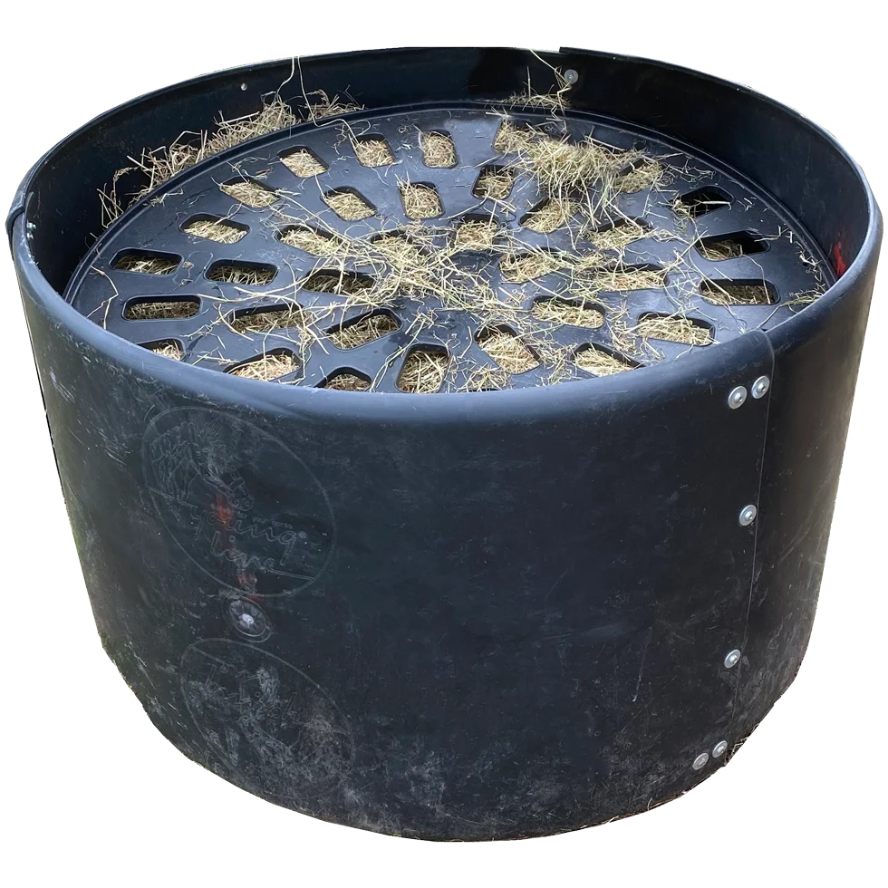 Couvercle de mangeoire à foin avec 48 trous, Ø 126 cm – Ok-Plast Hooi Slow Feeder – Image 4