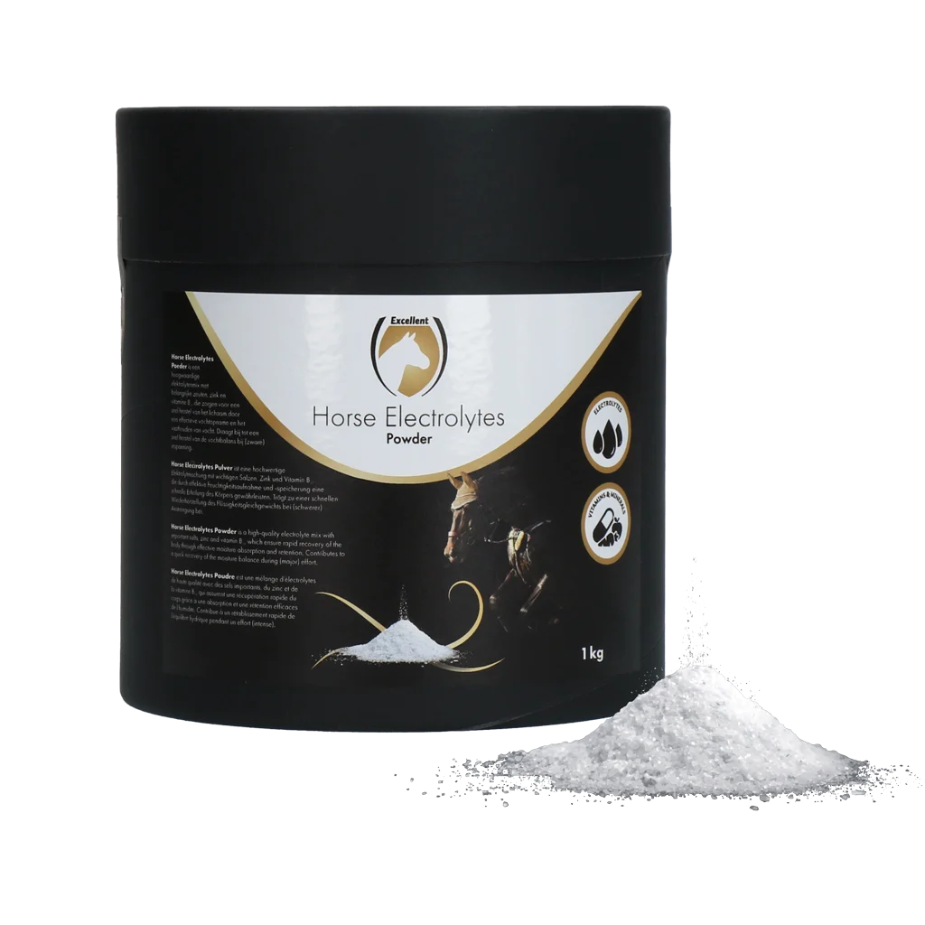 Poudre d’électrolytes pour chevaux, 1 kg – Excellent Horse Electrolytes Powder – Image 1