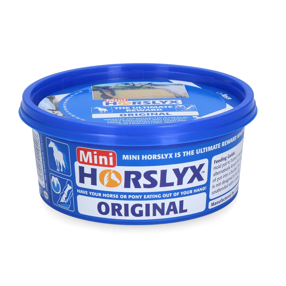 HORSL010.png Pierre à lécher pour chevaux, comme récompense, 650 g – Horslyx Mini Original – Image 1