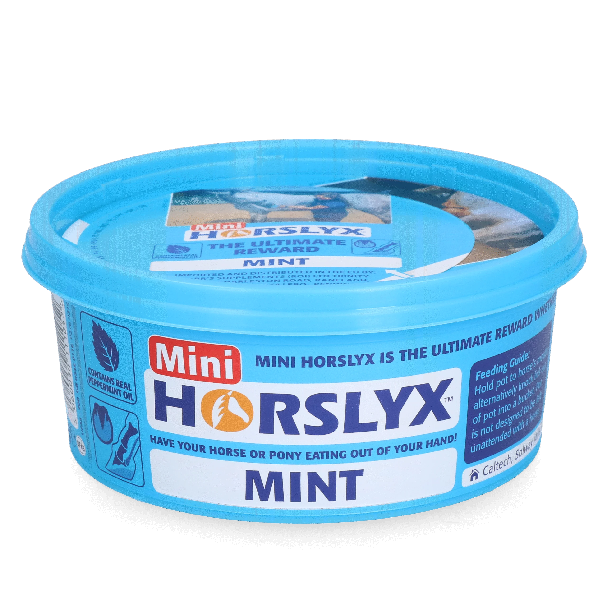 Pierre à lécher pour chevaux, récompense, 650 g – Horslyx Mini Mint – Image 1