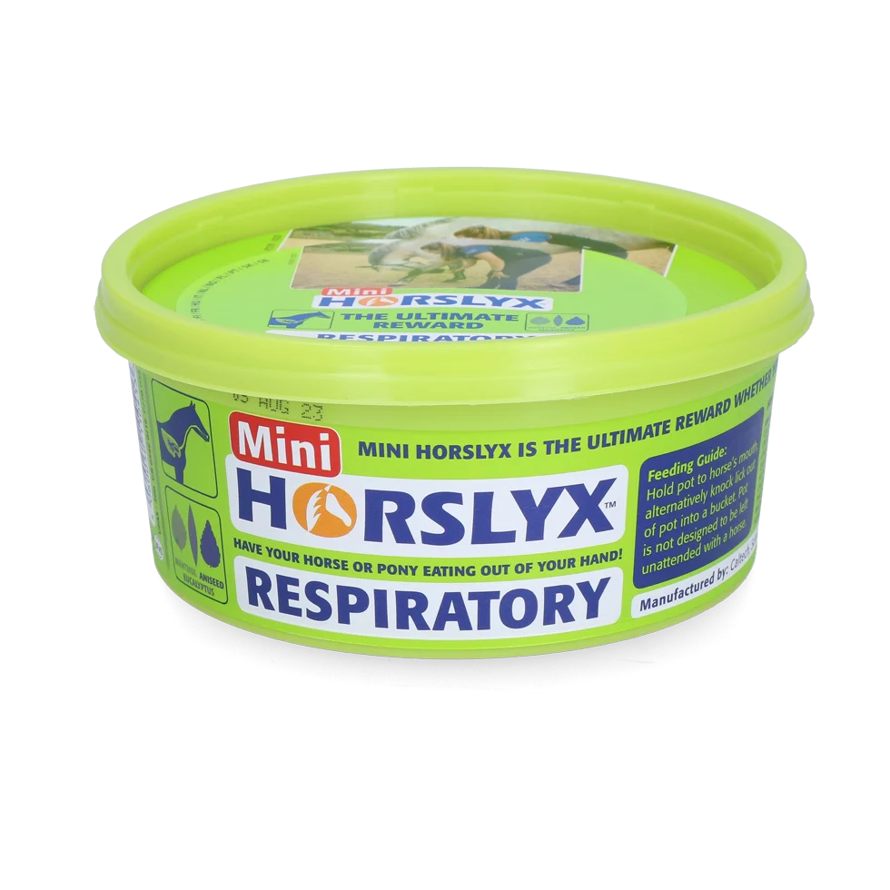 Pierre à lécher pour chevaux, comme récompense, 650 g – Horslyx Mini Luchtwegen – Image 1