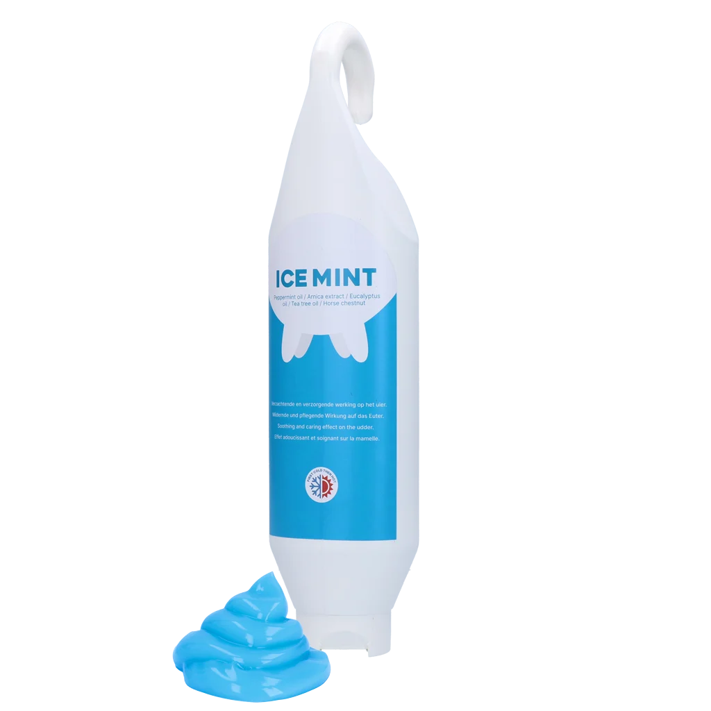 ICEM2915.png Gel pour la mamelle à l’huile de menthe poivrée en tube à suspendre, 1 l – Vet Animal Care Ice Mint – Image 1