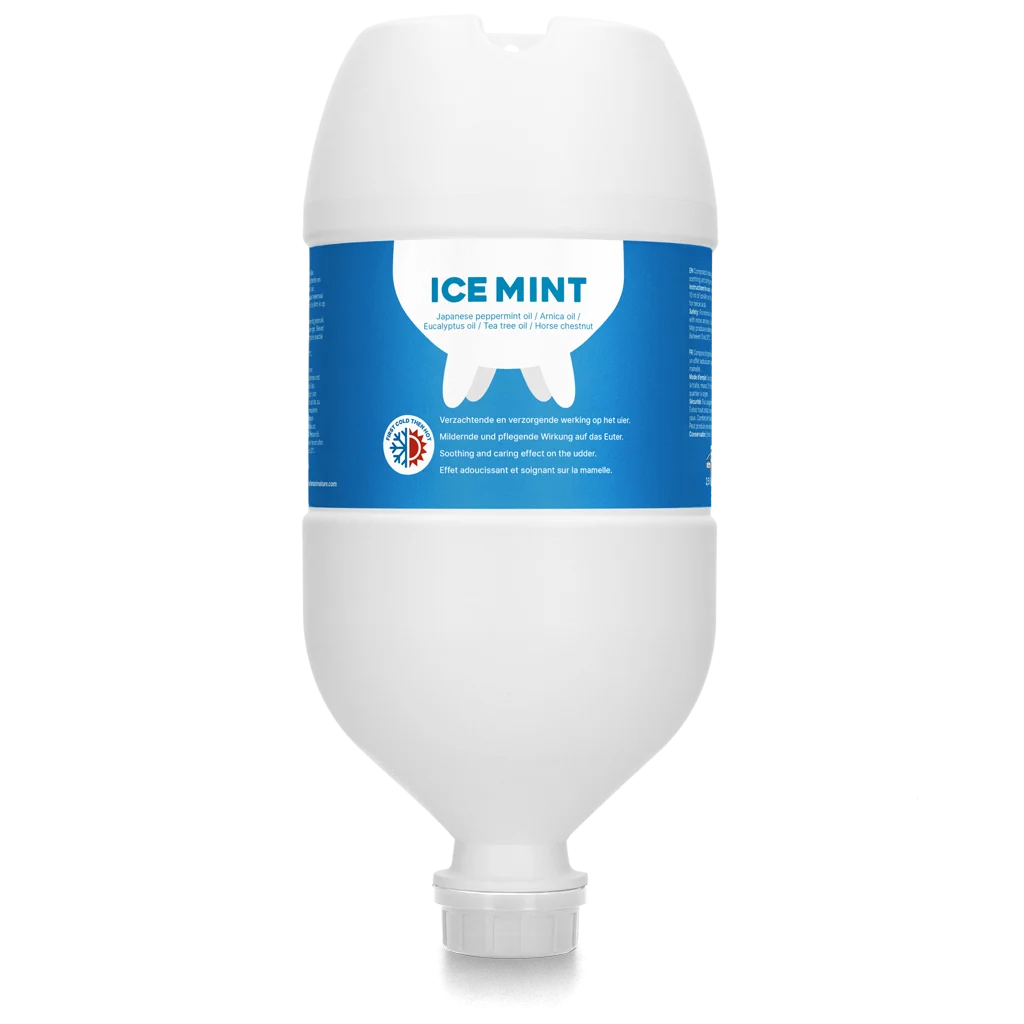 Gel pour mamelle à l’huile de menthe poivrée, 2,5 l – Vet Animal Care Ice Mint – Image 1