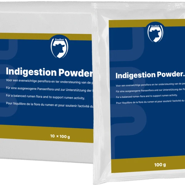 Poudre pour soutenir la rumination des bovins, 10 x 100 g – Excellent Indigestie Poeder