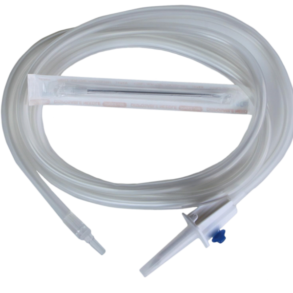 Nécessaire de perfusion avec perforateur et aiguille
