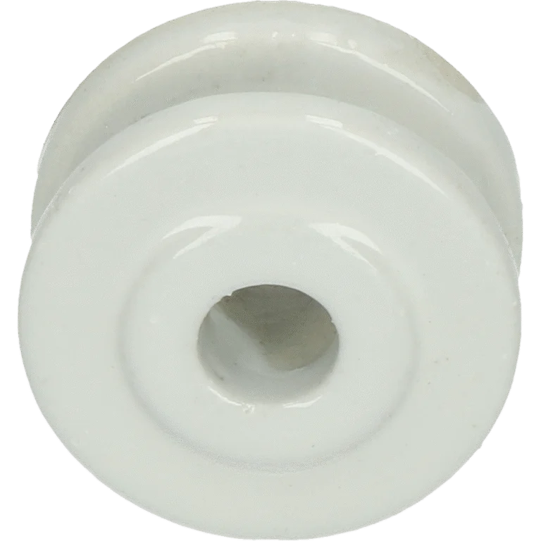 Isolateur d’angle en porcelaine, diamètre extérieur 50 mm, blanc – ZoneGuard