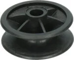 Isolateur d’angle en plastique, diamètre extérieur 42 mm, noir – ZoneGuard – Image 2