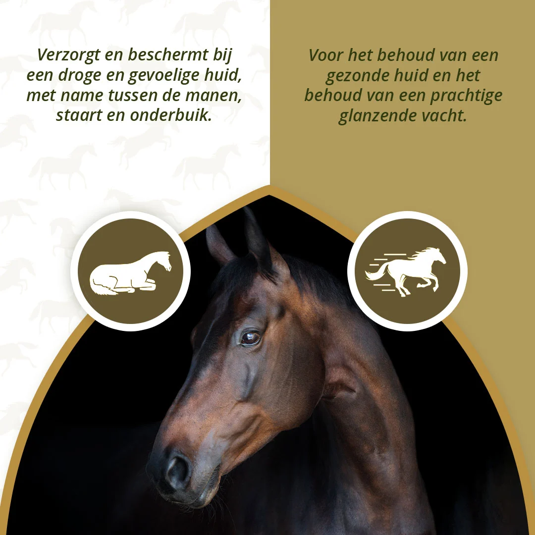 Huile alimentaire pour chevaux aux oméga 3 et oméga 6, 1 l – Excellent Horse Itch Stop Feed Oil – Image 3