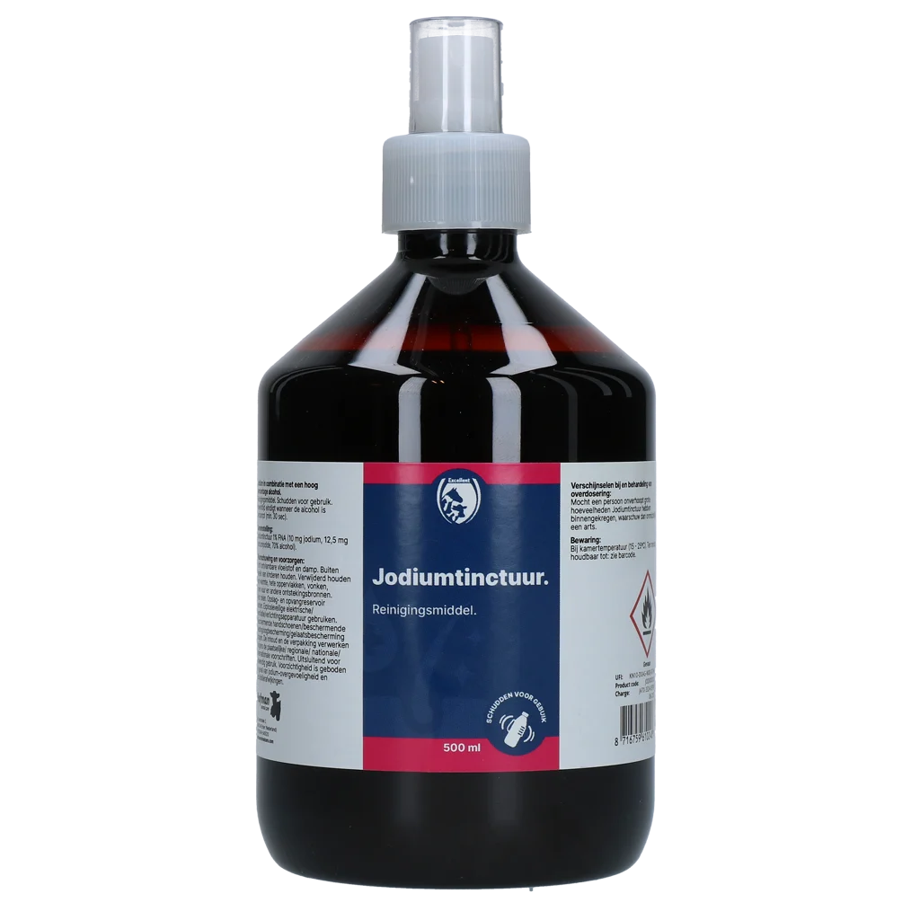 Teinture d’iode 1 % avec 70 % d’alcool, 500 ml – Image 1