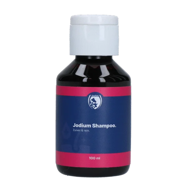 Shampooing iodé pour le pelage et la peau, 100 ml – Excellent Jodium Shampoo