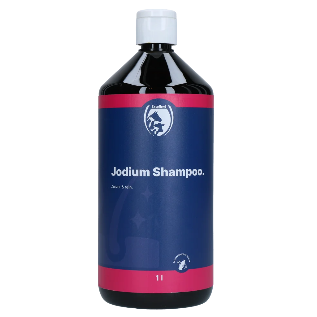 JODI00027.png Shampooing iodé pour le pelage et la peau, 1 l – Excellent Jodium Shampoo – Image 1
