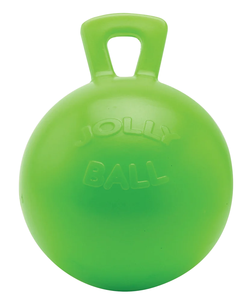Ballon de jeu pour cheval vert avec odeur de pomme, 25 cm – Jolly Pets Jolly Ball – Image 1