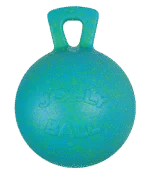 Balle de jeu pour cheval vert océan parfumée à la pomme, 25 cm – Jolly Pets Jolly Ball