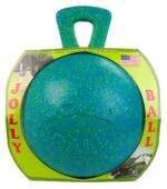 Balle de jeu pour cheval vert océan parfumée à la pomme, 25 cm – Jolly Pets Jolly Ball – Image 2