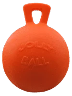 Balle de jeu pour chevaux orange à la vanille, 25 cm – Jolly Pets Jolly Ball