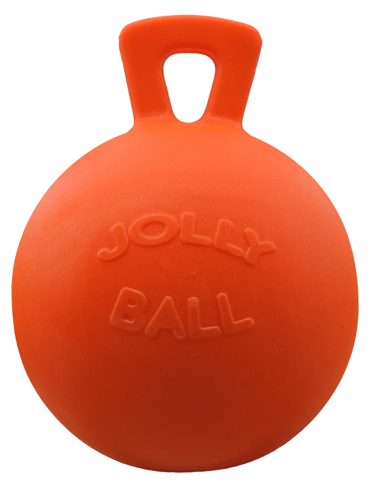 Balle de jeu pour chevaux orange à la vanille, 25 cm – Jolly Pets Jolly Ball – Image 1