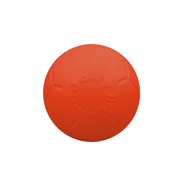 Balle flottante orange pour chien, 7,5 cm – Jolly Pets Mini Soccer Ball