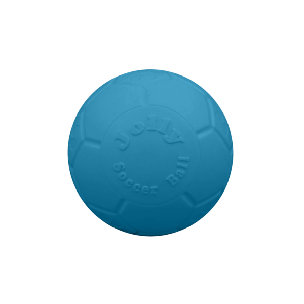 Ballon de football pour chiens bleu clair, 7,5 cm – Jolly Pets Mini Soccer Ball