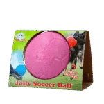 Ballon flottant pour chien rose S, 15 cm – Jolly Pets Soccer Ball