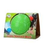 Balle pour chien à rapporter, verte, 15 cm – Jolly Pets Jolly Soccer Ball