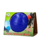 Balle flottante pour chien bleue, 15 cm – Jolly Pets Soccer Ball