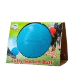Balle pour chien à rapporter, bleu clair, 15 cm – Jolly Pets Jolly Soccer Ball