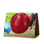 Balle de rapport pour chien, rouge, 15 cm – Jolly Pets Jolly Soccer Ball