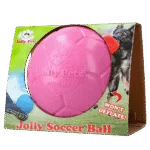 Balle pour chien à rapporter, rose, 20 cm – Jolly Pets Jolly Soccer Ball