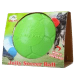 Balle flottante pour chien verte, 20 cm – Jolly Pets Soccer Ball