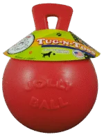 Balle flottante pour chien rouge M (15 cm) – Jolly Pets Tug-n-Toss